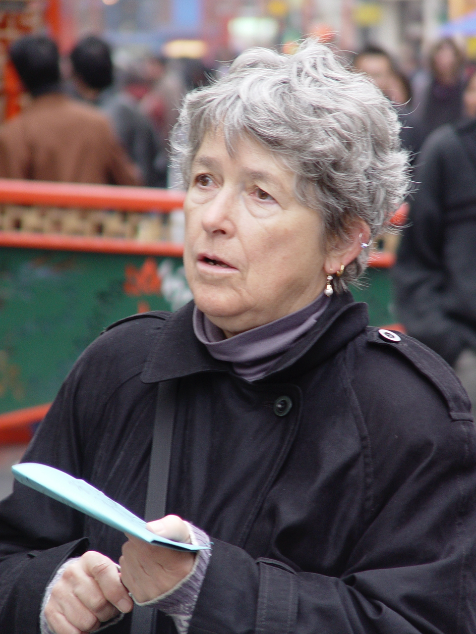 Tanya sketching in London's Chinatown